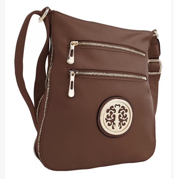 MKF Collection by Mia K. Handbags - Khaki Roneeda Crossbody Bag
